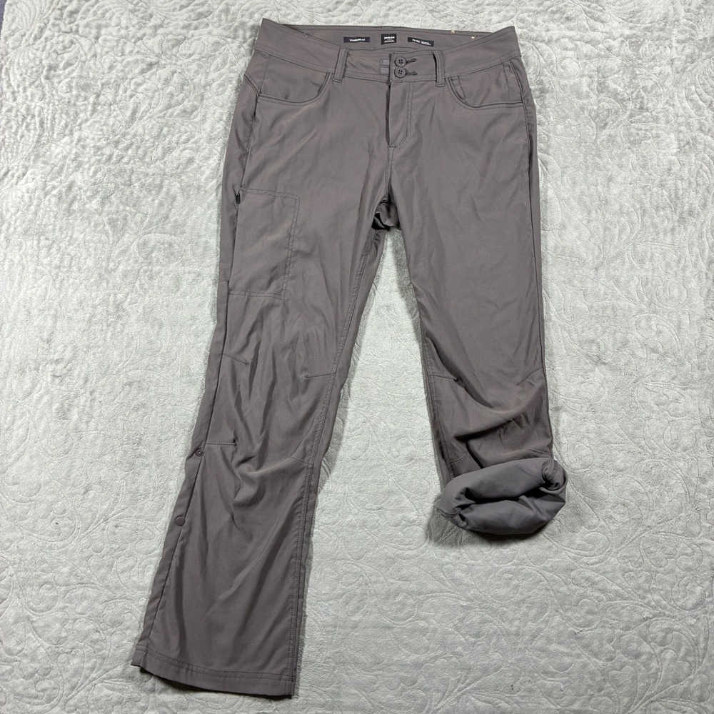 Prana Womens Hiking Pants Stretch Zion Halle Size 10 Short Roll Up Convertible